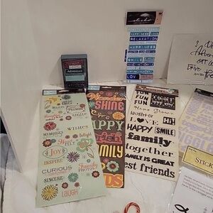 Scrapbook‎ Sticker Bundle 30 plus